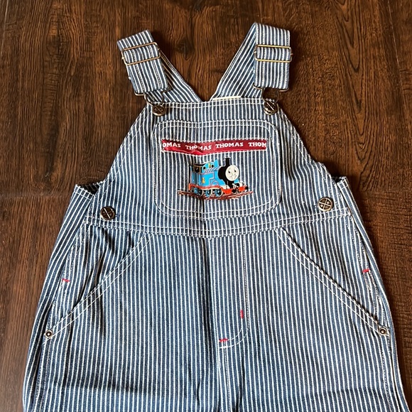 thomas the train Bottoms Thomas The Train Engineer Overalls Poshmark
